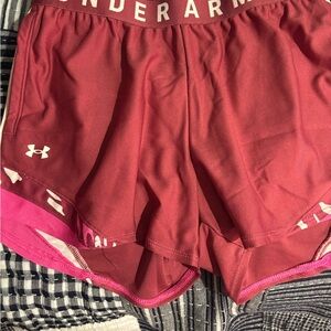 Under Armour  Women's Pink Athletic Shorts